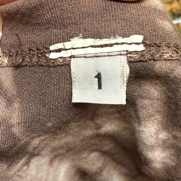 Urban Outfitters Ecote Halter Top Tie Dye Open Back Cropped Brown White Size XS - Picture 6 of 7